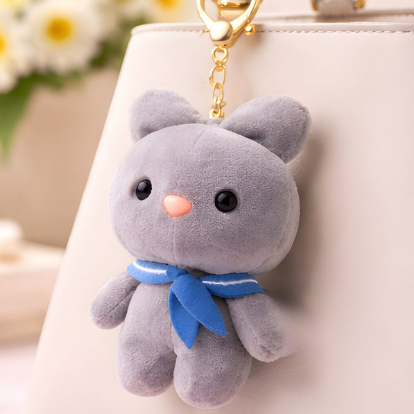 Scouty Grey Bunny Charm