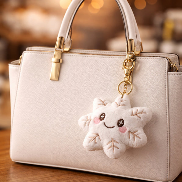 Snowy Blush Star Plush