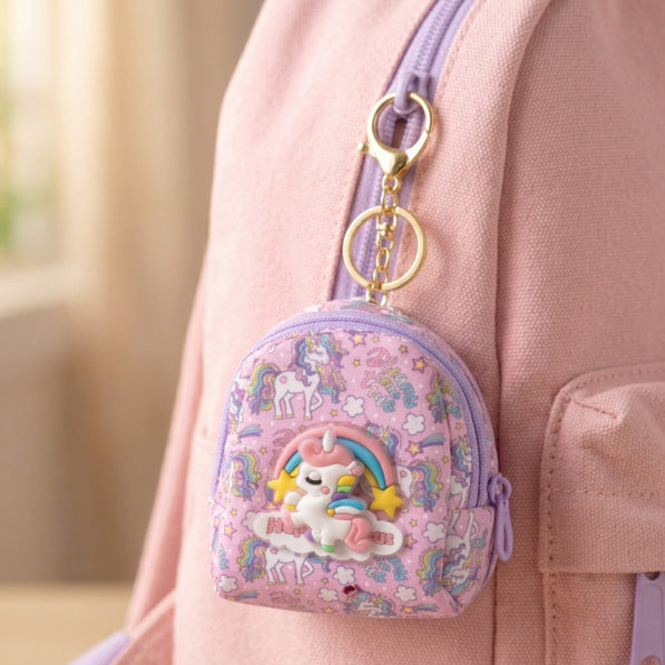 Mini Pink Unicorn Charm