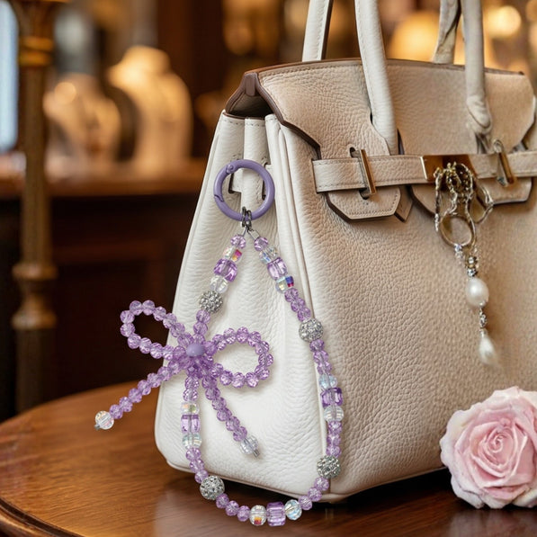 Lavender Bow Whimsy Charm