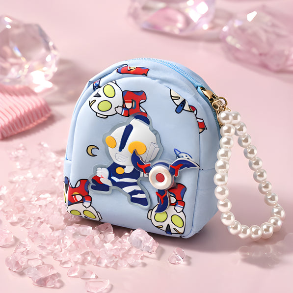 Mini Blue Robot Bag Charm