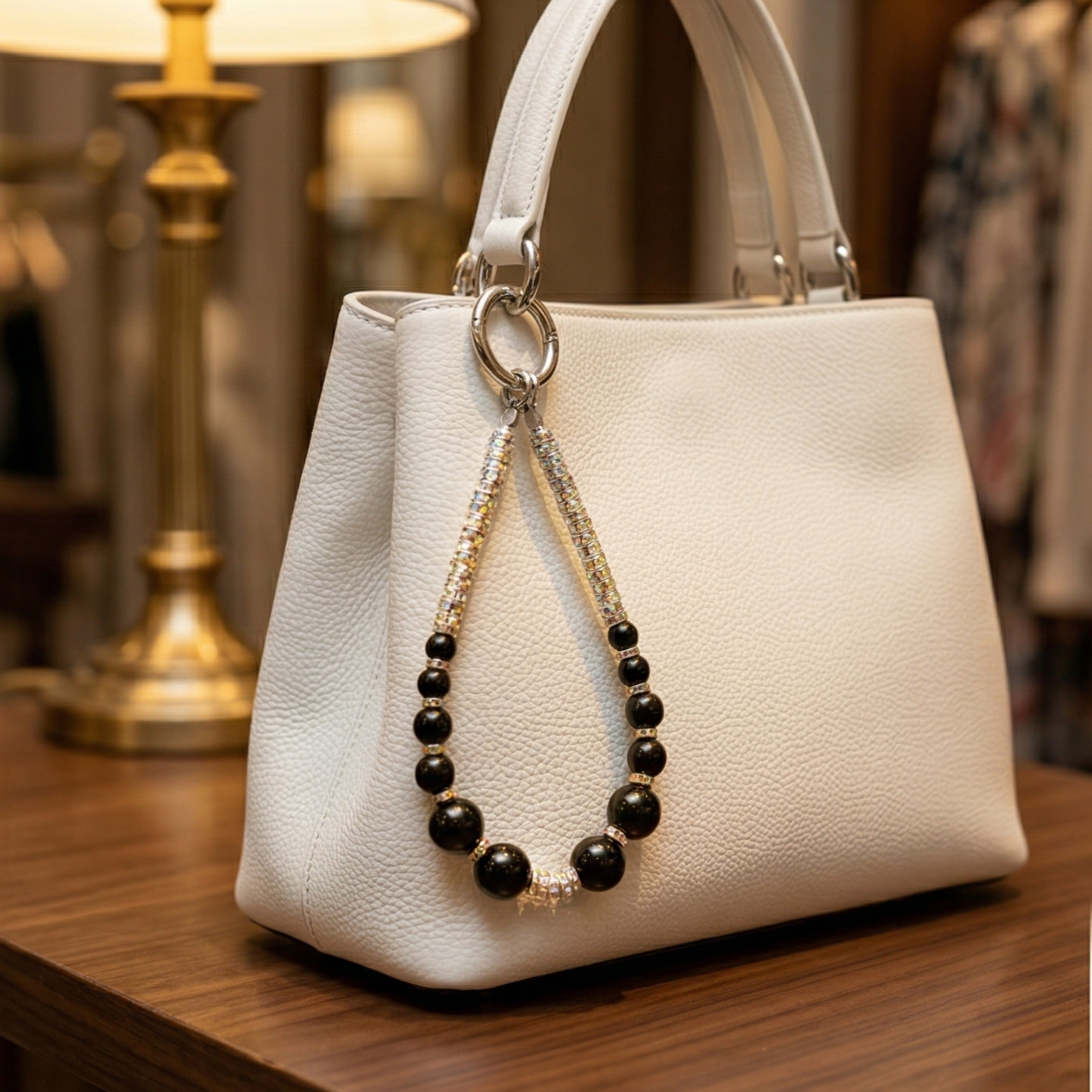 Noir Pearl Elegance Charm