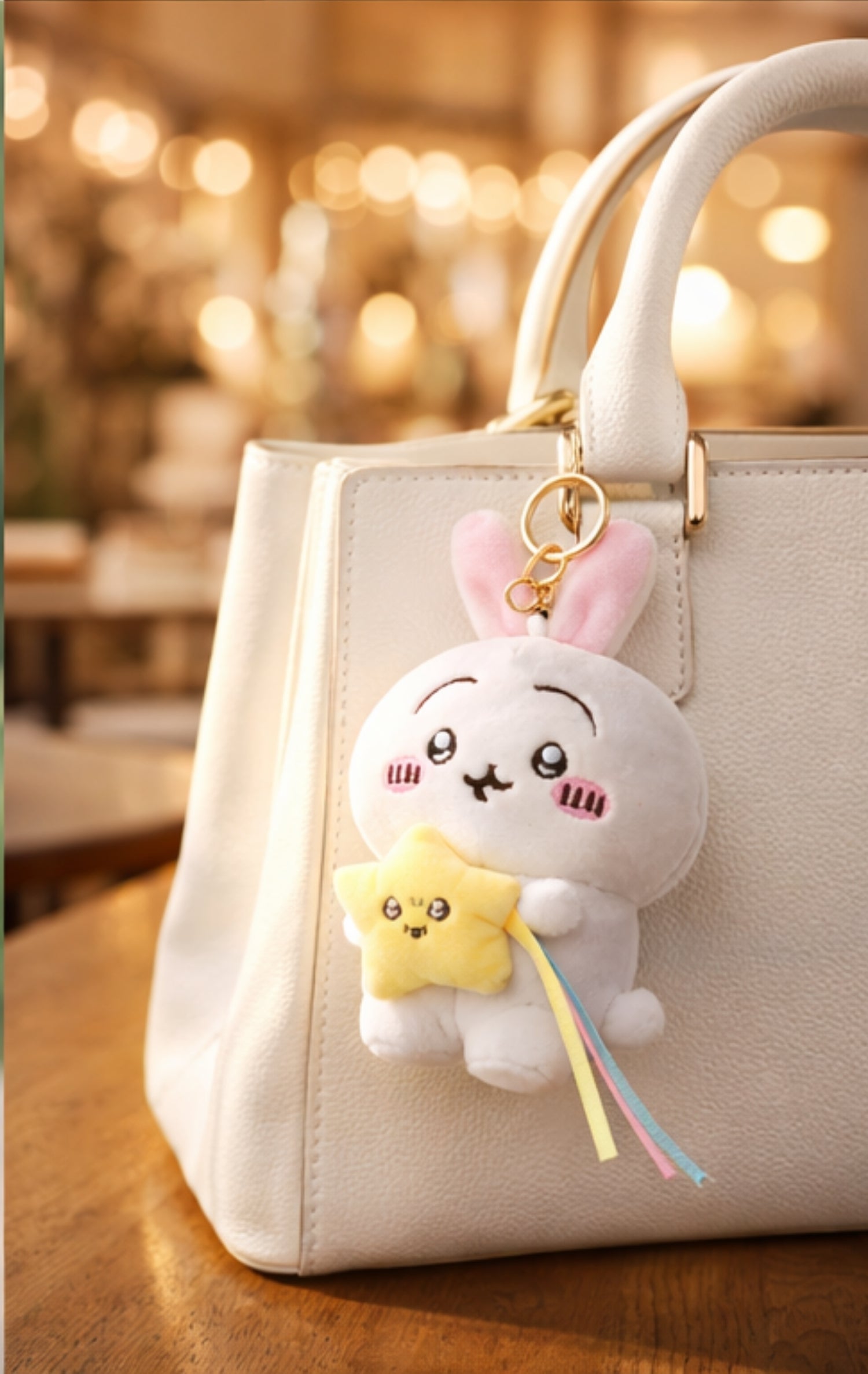 Pink Bunny Star Plush
