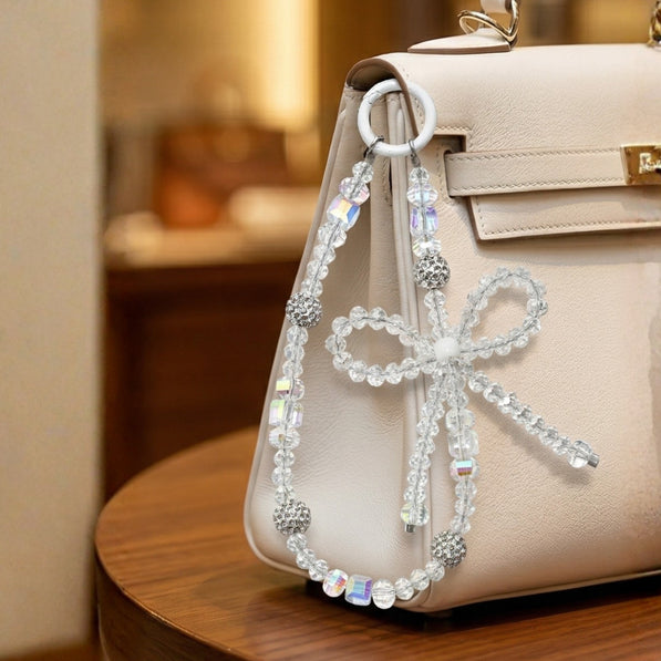 Crystal Bow Translucent Charm