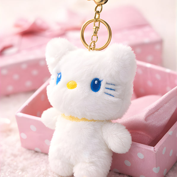Peach Collar Fluffy Kitty