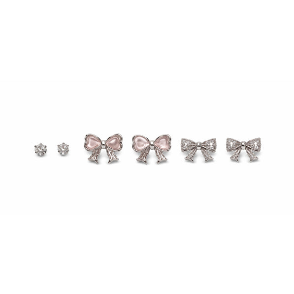 Rosette Bow Studs