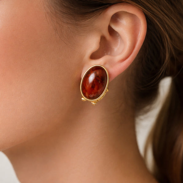 Caramel Shine Stud