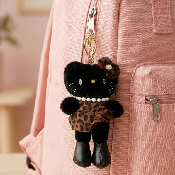 Black Leopard Kitty Plush