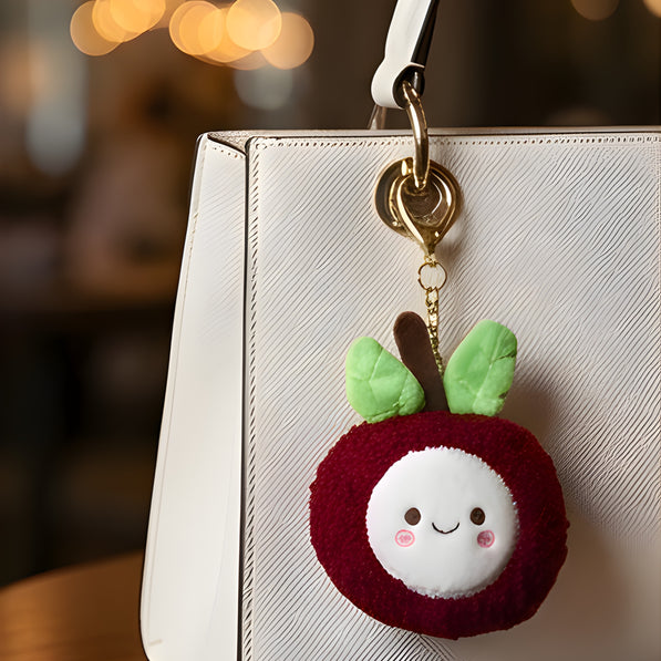 Happy Red Apple Plush