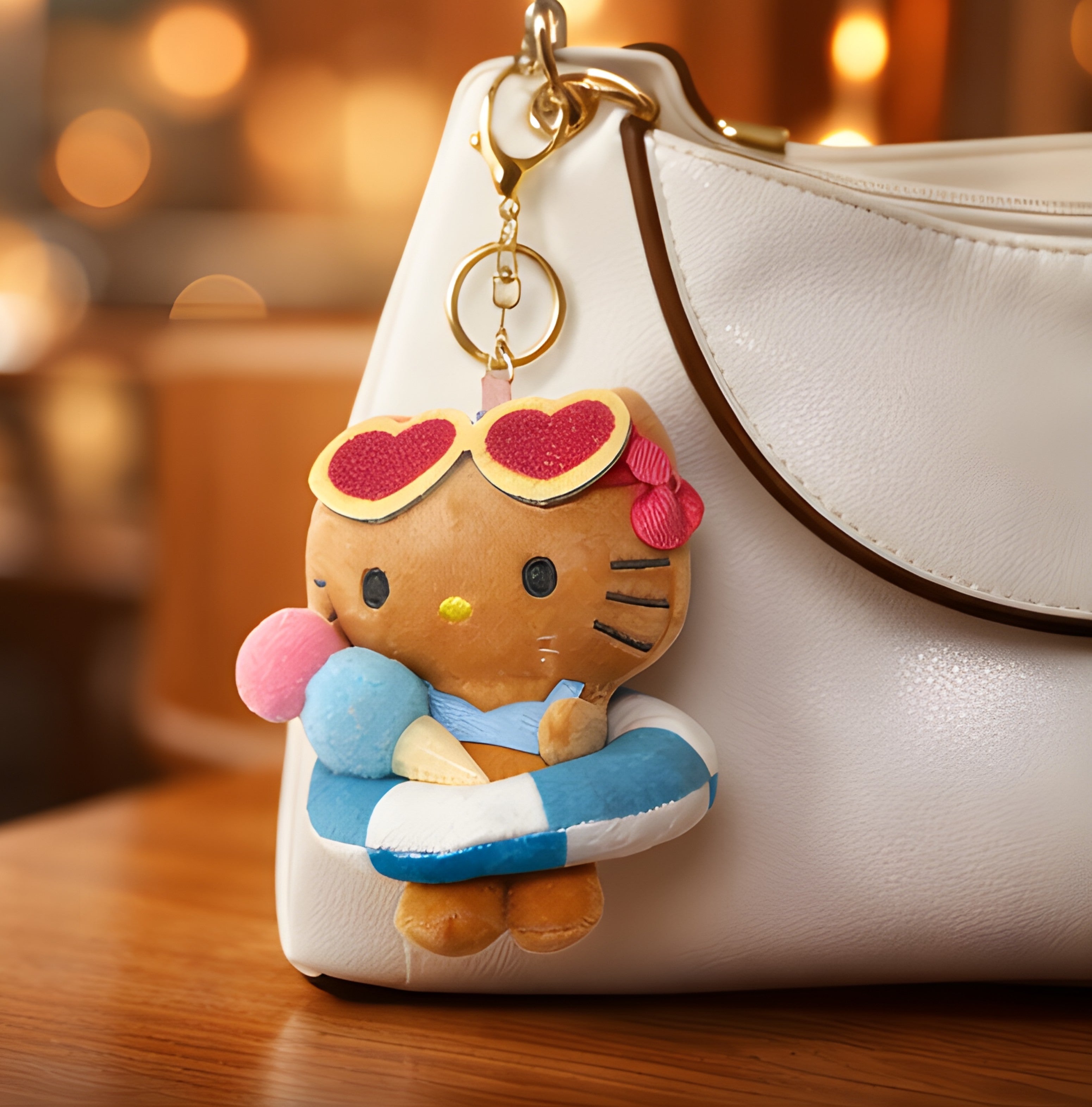 Hello Kitty Swimming Ring Plush