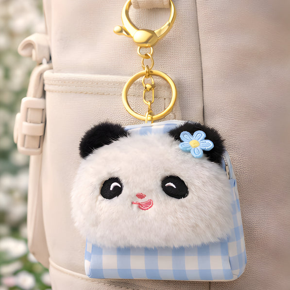 Blue Panda Bag Charm