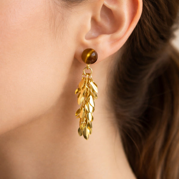 Cluster Drop Earrings