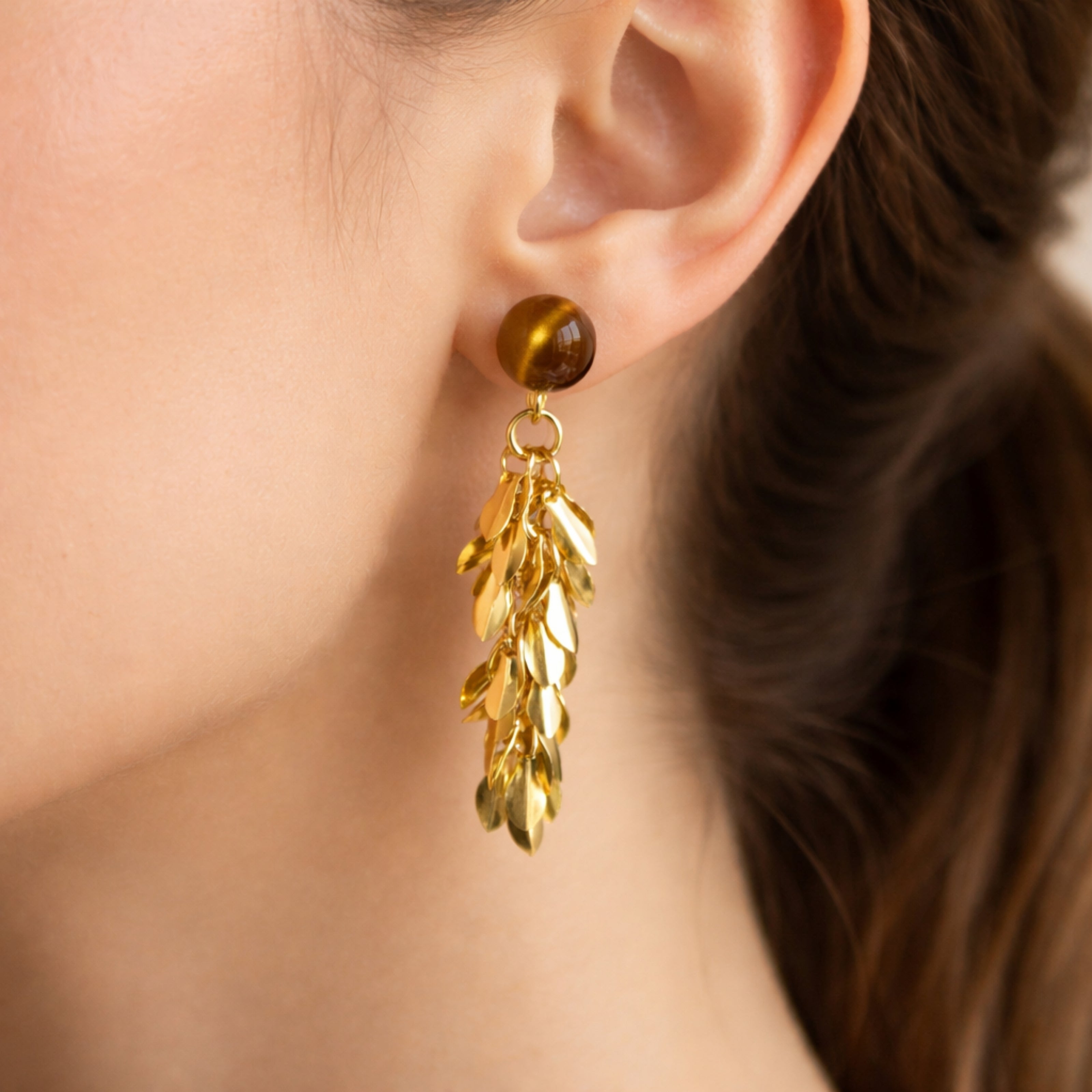 Cluster Drop Earrings