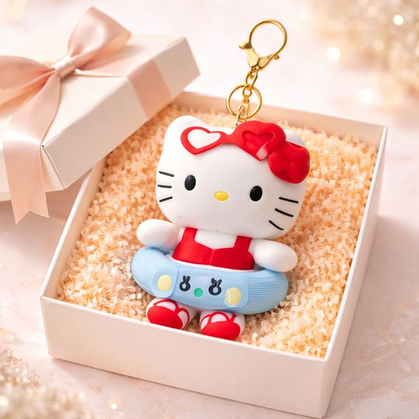 Hello Kitty Red Swim Tube Charm