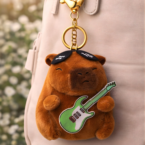 Groovy Green Guitar Capybara