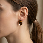 Bronze Halo Stud
