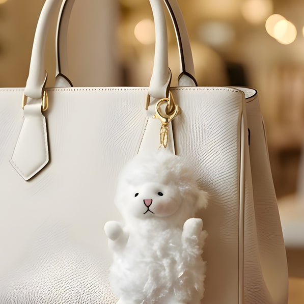 Fluffy White Sheep Plush