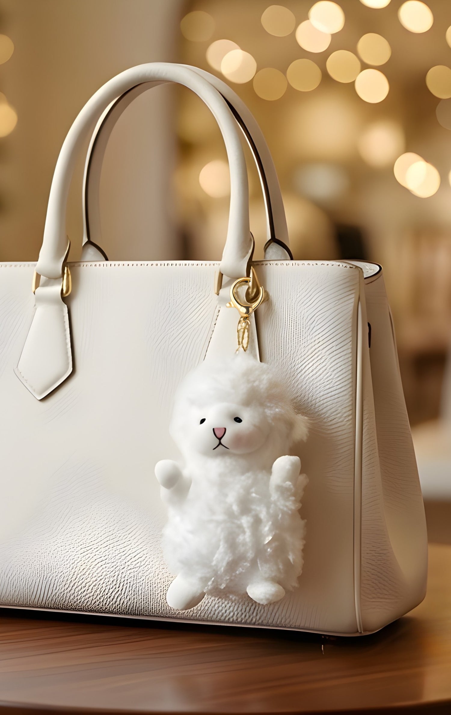Fluffy White Sheep Plush