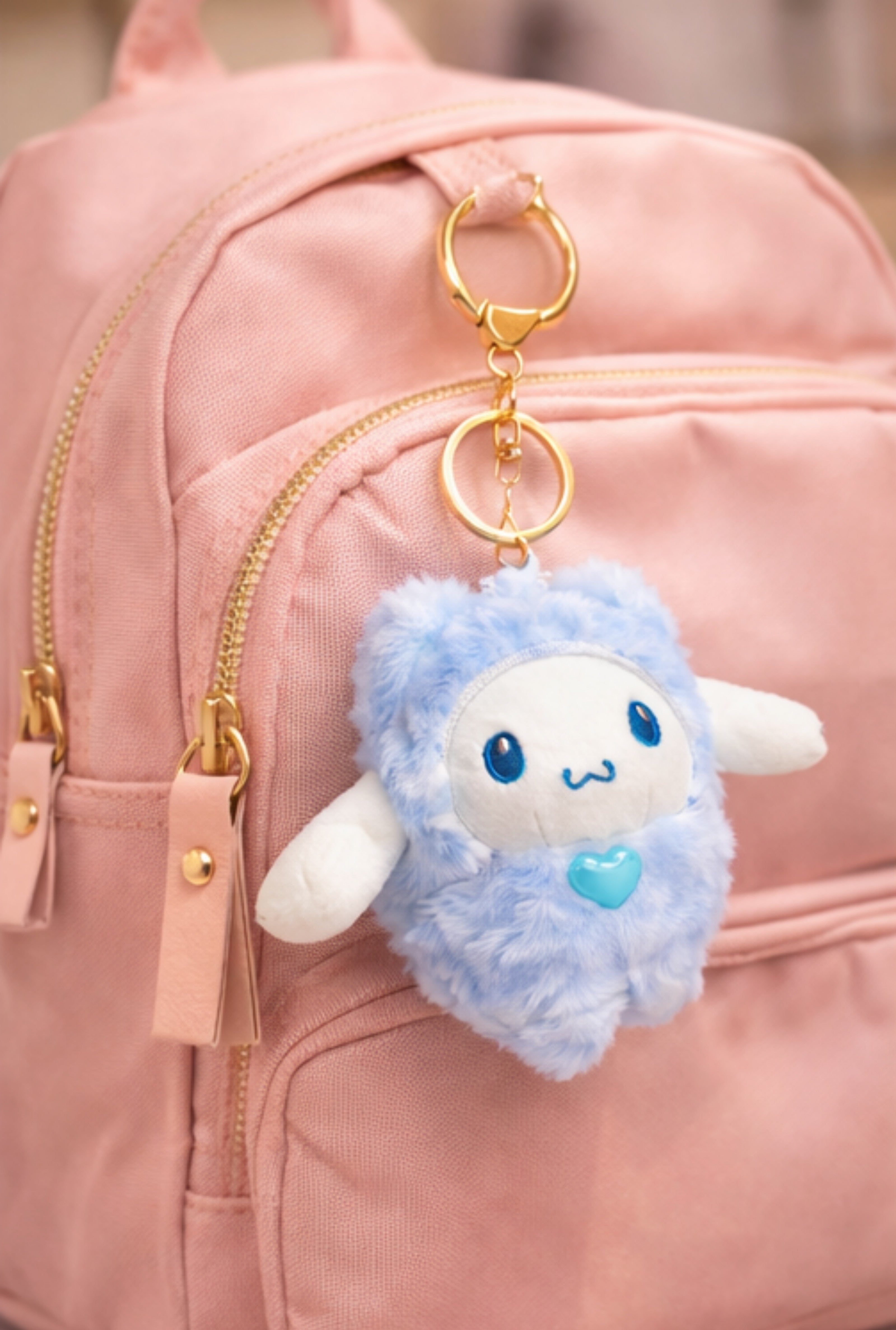 Mini Sky Blue Bunny Plush