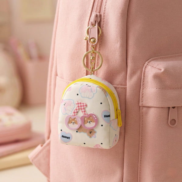 Yellow Mini Bag Charm