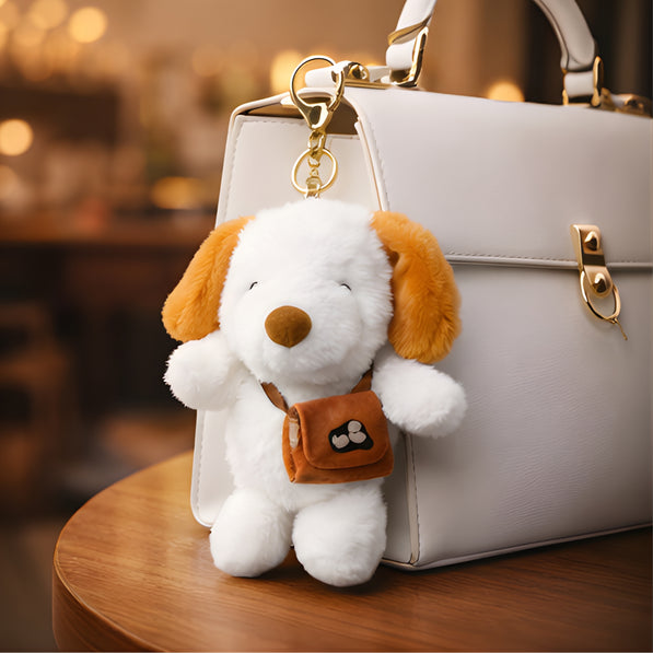 Yellow Bag Puppy Plush