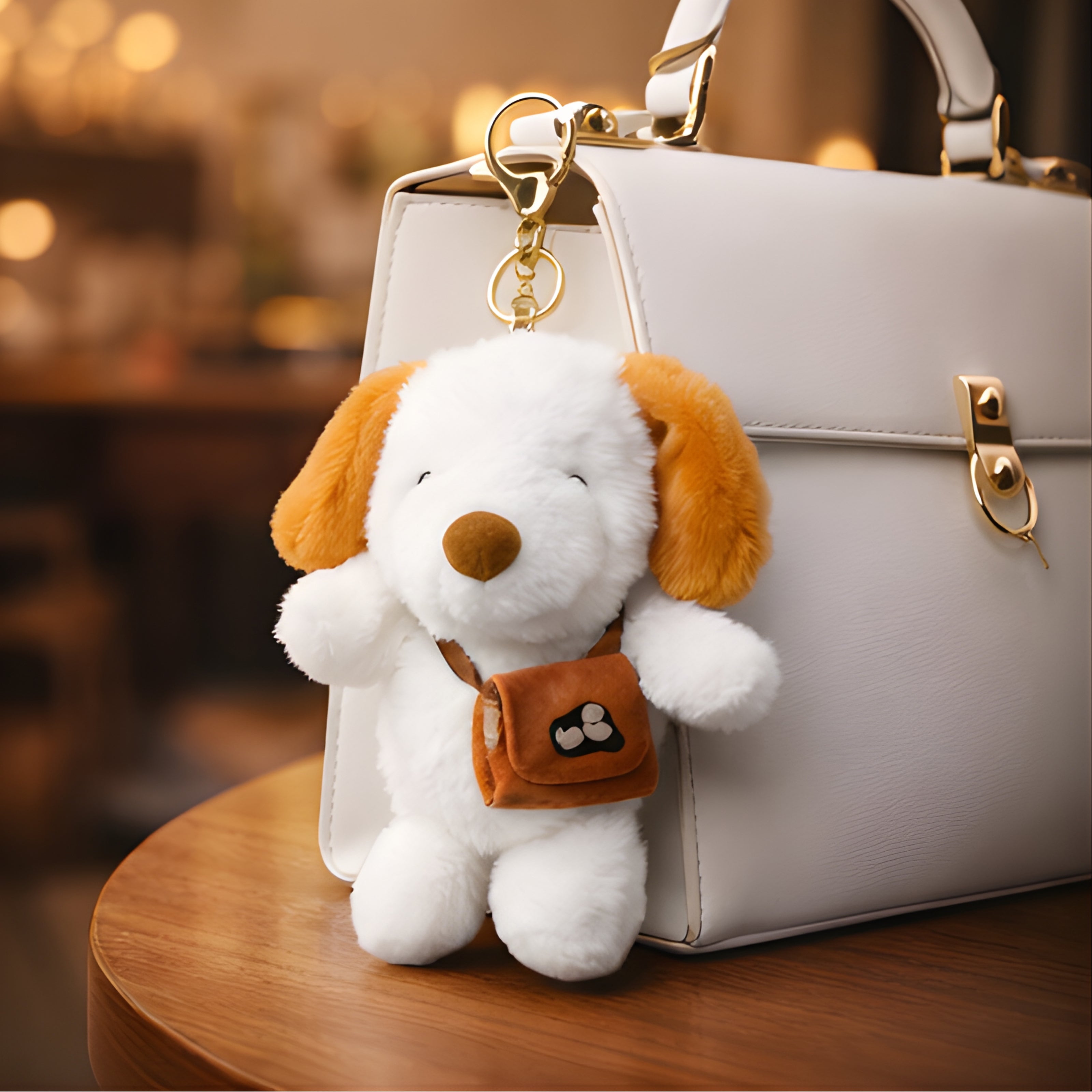 Yellow Bag Puppy Plush