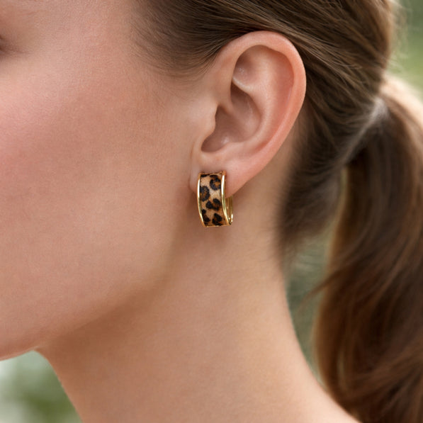Leopard Curve Earrings