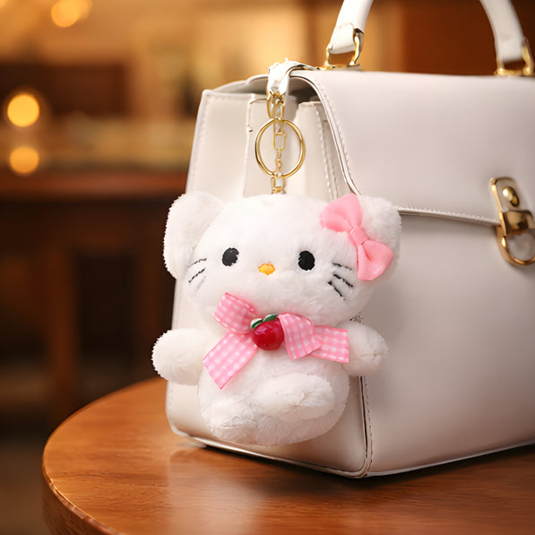 Hello Kitty Apple Bow Plush
