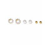 Floral Charm Stud Set