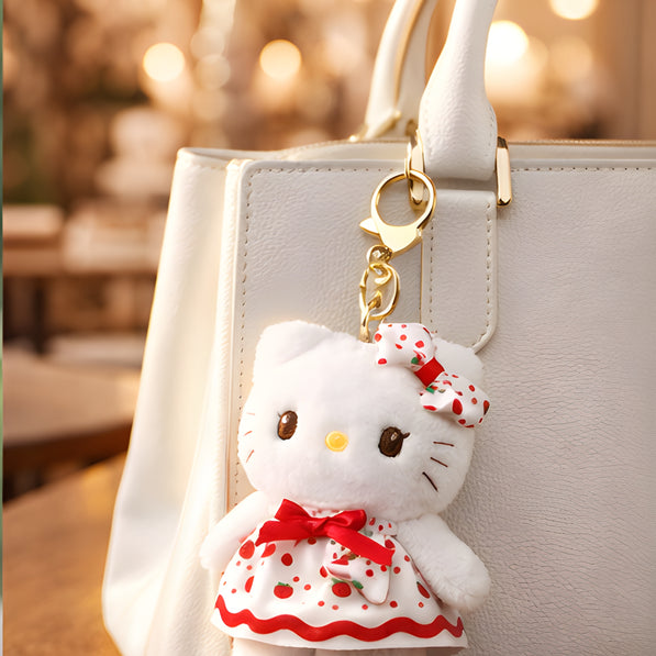 Strawberry Dress Kitty Plush