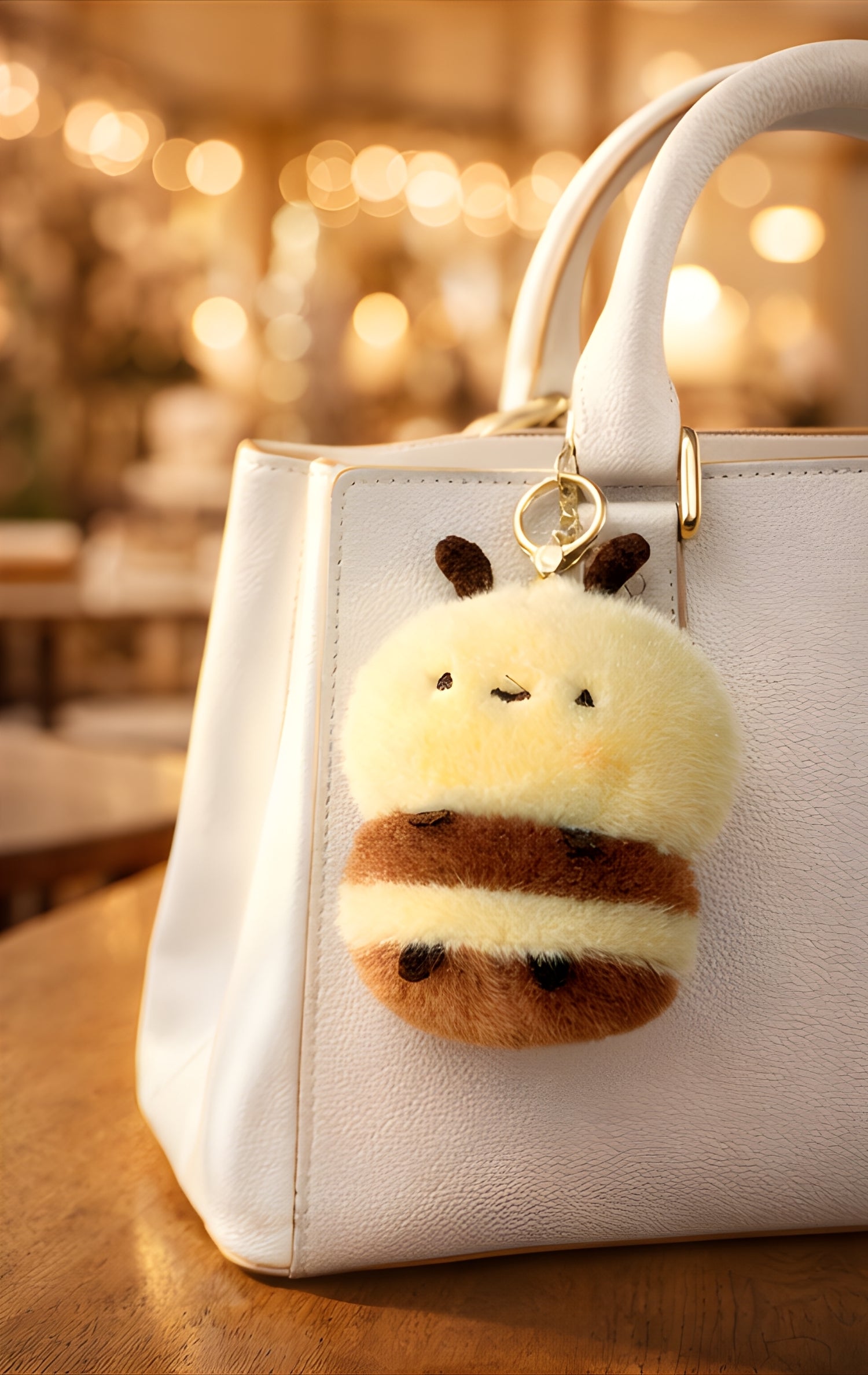 Honey Bee Plush Charm