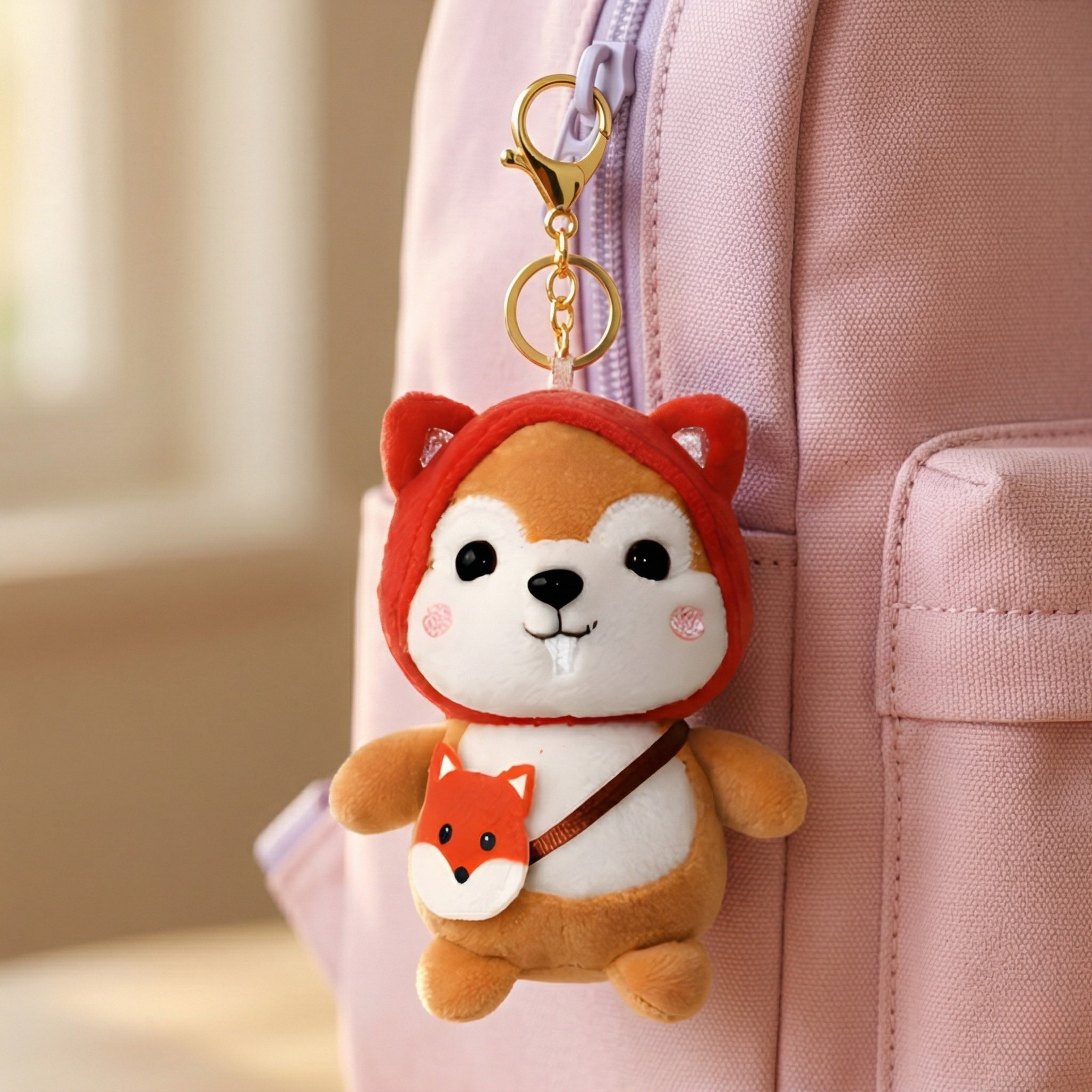 Foxy Red Shiba Squirrel Plush
